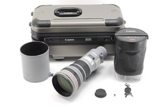 "EX+5 Optics  Near MINT w/ Case" Canon EF 500mm F/4 L IS USM Lens Repainted Gray