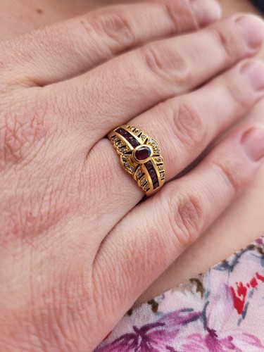 Bague carats diamants - or, carats,
