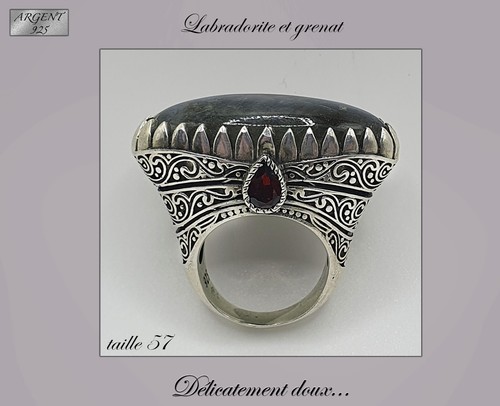 Sublime bague originale argent - sublime,