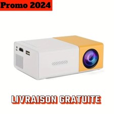 Mini Video Retro Projecteur Cinéma LED Promotion 2024 Compatible Tout Support