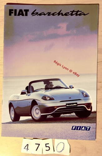 Fiat barchetta brochure - brochure, fr