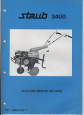 (89) STAUB catalogue pièces rechange motoculteur 3400
