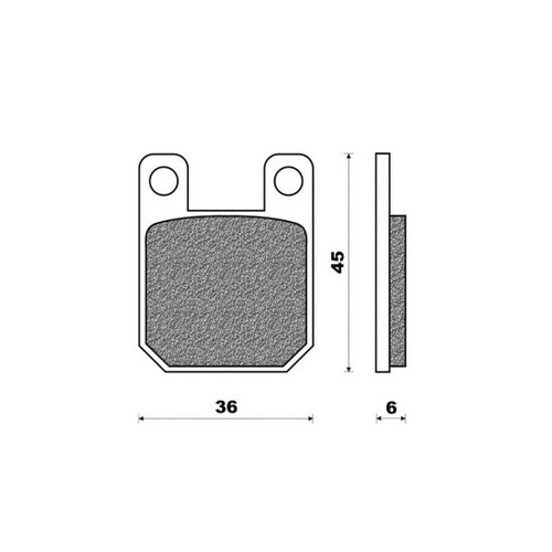 Duo plaquettes frein - de, de