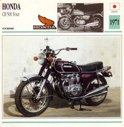 Fiche moto honda - moto, 500