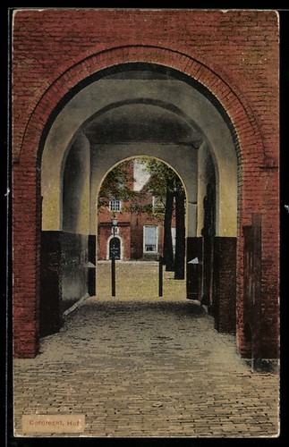 Dordrecht cour carte - carte, postale