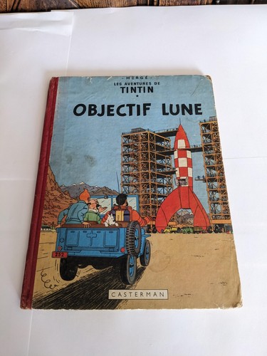 Tintin objectif lune 1953 - tintin,