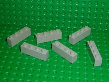6 x LEGO Oldgray brick 1x4 ref