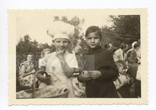 Child Cook - Anonymous Photo Vintage Snapshot Kitchen c. 1935
