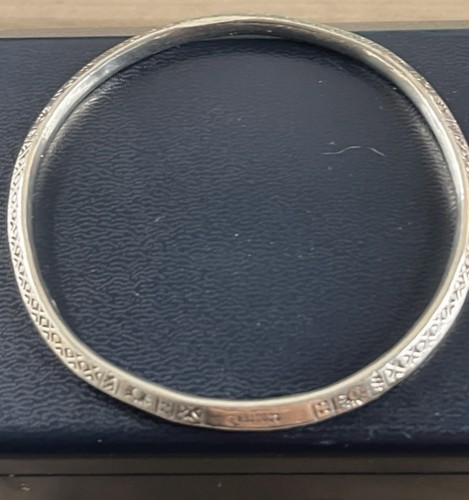 Bracelet jonc femme argenté