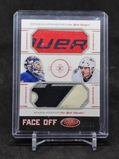 Henrik Lundqvist Mark Street 12-13 CERTIFIED FACE OFF DUAL GAME STICKS /50