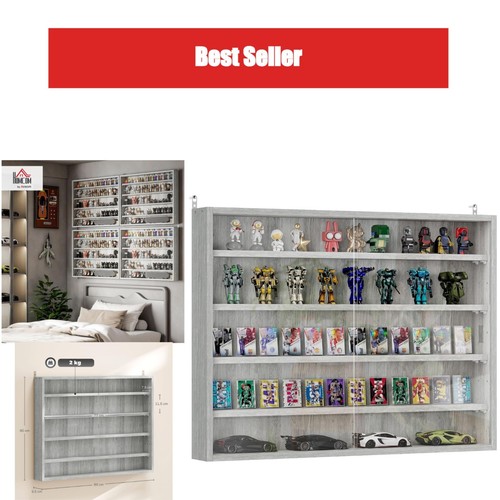 Vitrine murale homcom - vitrine,