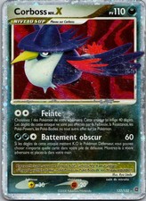 Carte Pokémon Corboss NIV.X