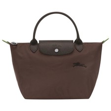 LONGCHAMP  Le Pliage Green S Handbag Mocha - Recycled canvas New