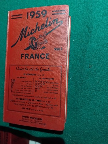Guide rouge michelin - rouge, 1959