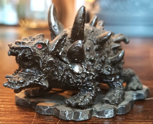 Figurine dragon metal - figurine,