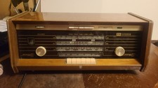 Mid Century Norelco Bi-Ampli Gramm FM Stereo Tube Multi Band 75W Radio B5X43A/54
