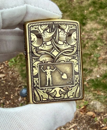 Side engraved brass armor - 5-side,