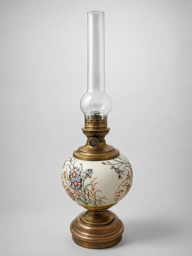 Ancienne lampe pétrole - ancienne,
