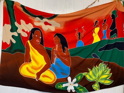 Paréo tissu tenture décor - paréo,