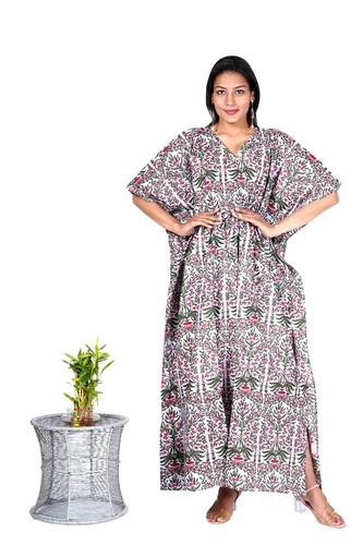 Robe maxi nuit florale - nuit,