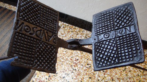 Moule gaufre oublies - à, à