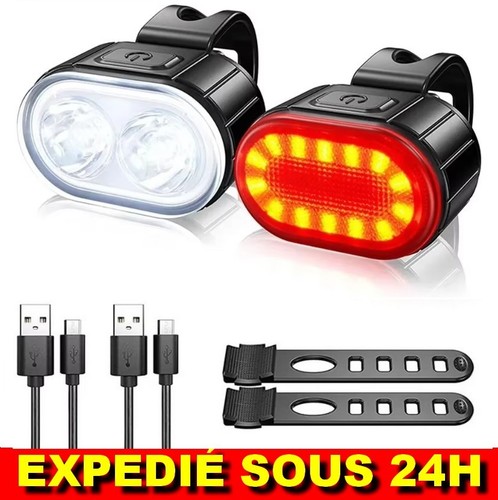 Ensemble feux vélo led - ✅,