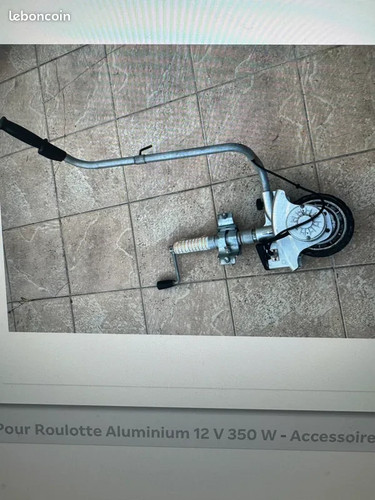 Roue jockey electriqe - electriqe, sur