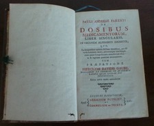 Livre Ancien Médecine pauli