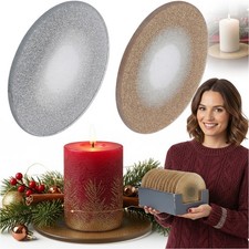 Dessous de plat rond en verre