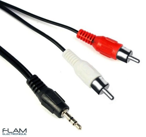 Cable adaptateur audio stereo - adaptateur,