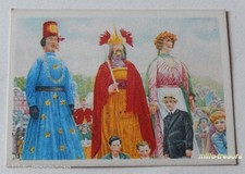 Image CHROMO COTE D'OR Collection FOLKLORE BELGE N°112 DINANT Géants Carnaval