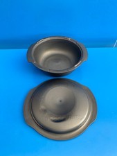Cocotte Ronde Ultra Pro Tupperware 1,5 L  avec  couvercle Noir Four