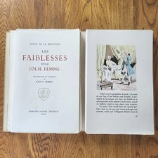 Restif de la Bretonne Les Faiblesses d'une Jolie Femme Illustr Raoul Serres 1951