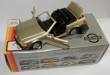 RARE GAMA MERCEDES BENZ 300 SL 500 SL CABRIOLET BRONZE OR REF 1137 1/43 IN BOX