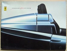 FERRARI 360 SPIDER LF Car Sales Brochure 2000 #1602/00