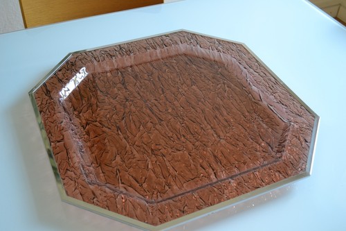 Grand plateau 1970 lucite - plateau,