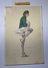 Old postcard - Paris ice skate series 7