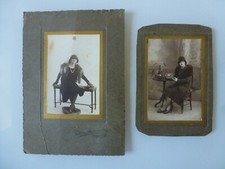 ALGERIA CONSTANTINE BLACK FEET SET OF 2 PHOTOS MAGHREB SILVER PRINTS