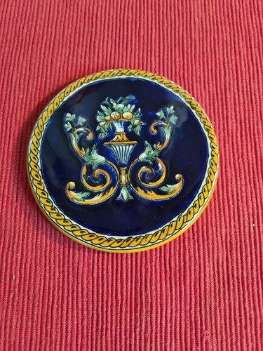 Gien renaissance fond bleu - renaissance,