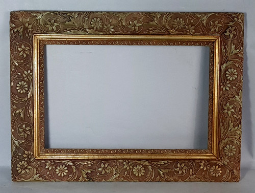 Cadre ancien art nouveau 68x49 - ancien,
