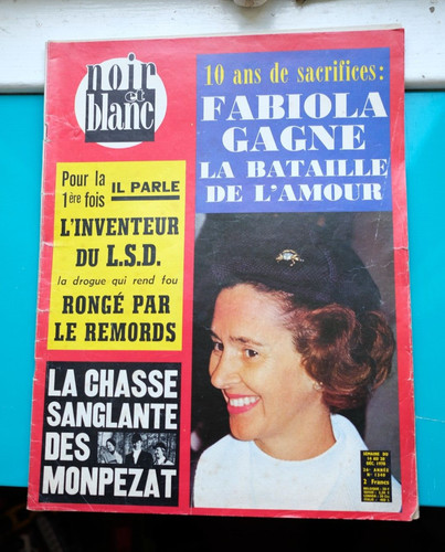 Journal revue noir blanc - noir,