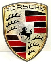Insigne De Capot Porsche Or