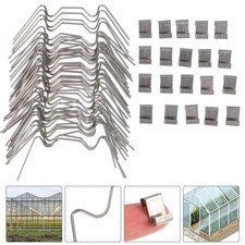 100pcs Clips de en acier inoxydable Pince de fixation de cadre en verre durable