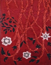 Tapis En Laine Tissé À La