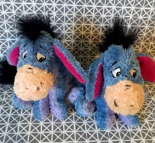 Peluche doudou bourriquet bleu - doudou,