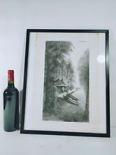 Dessin Lavis Encre Signé