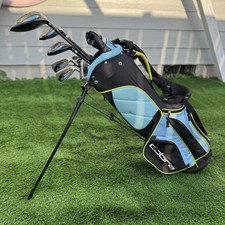 Cobra King JR Junior Golf Club Set Right Hand Bag Driver Hybrid Irons Putter