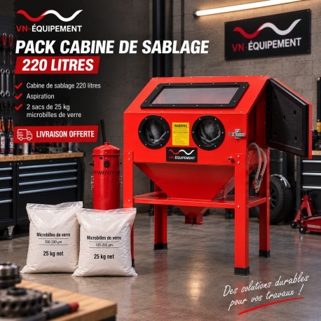 Pack complet cabine sablage - de,