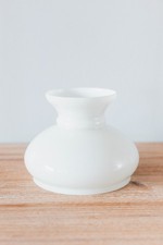 Bel Abat-Jour Opaline Blanc