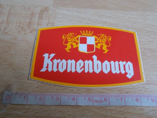 Autocollant bière kronenbourg - autocollant,